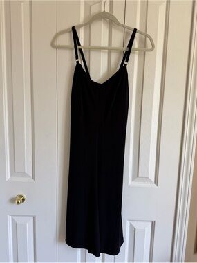 Calvin Klein black slip dress 6 NWOT
